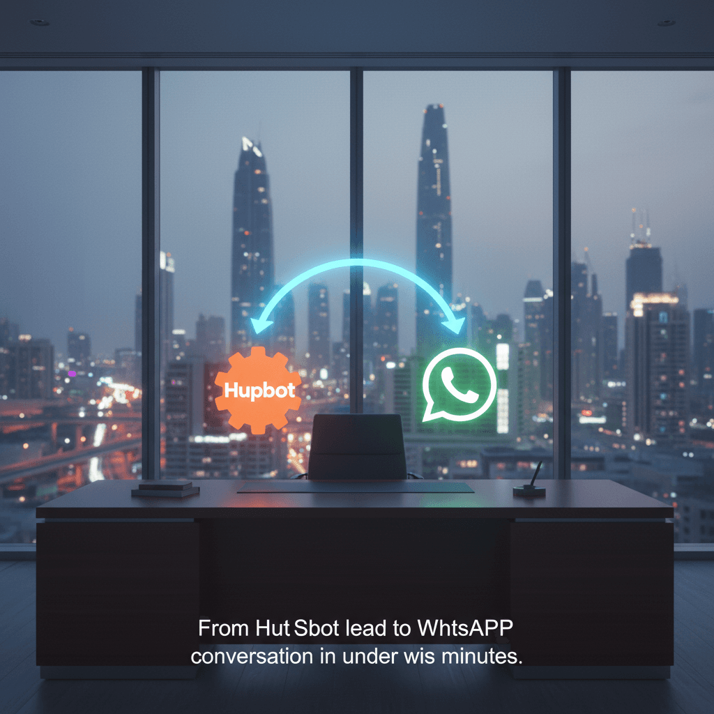 The HubSpot-to-WhatsApp Automation Playbook: Engage UAE Leads in 5 Minutes