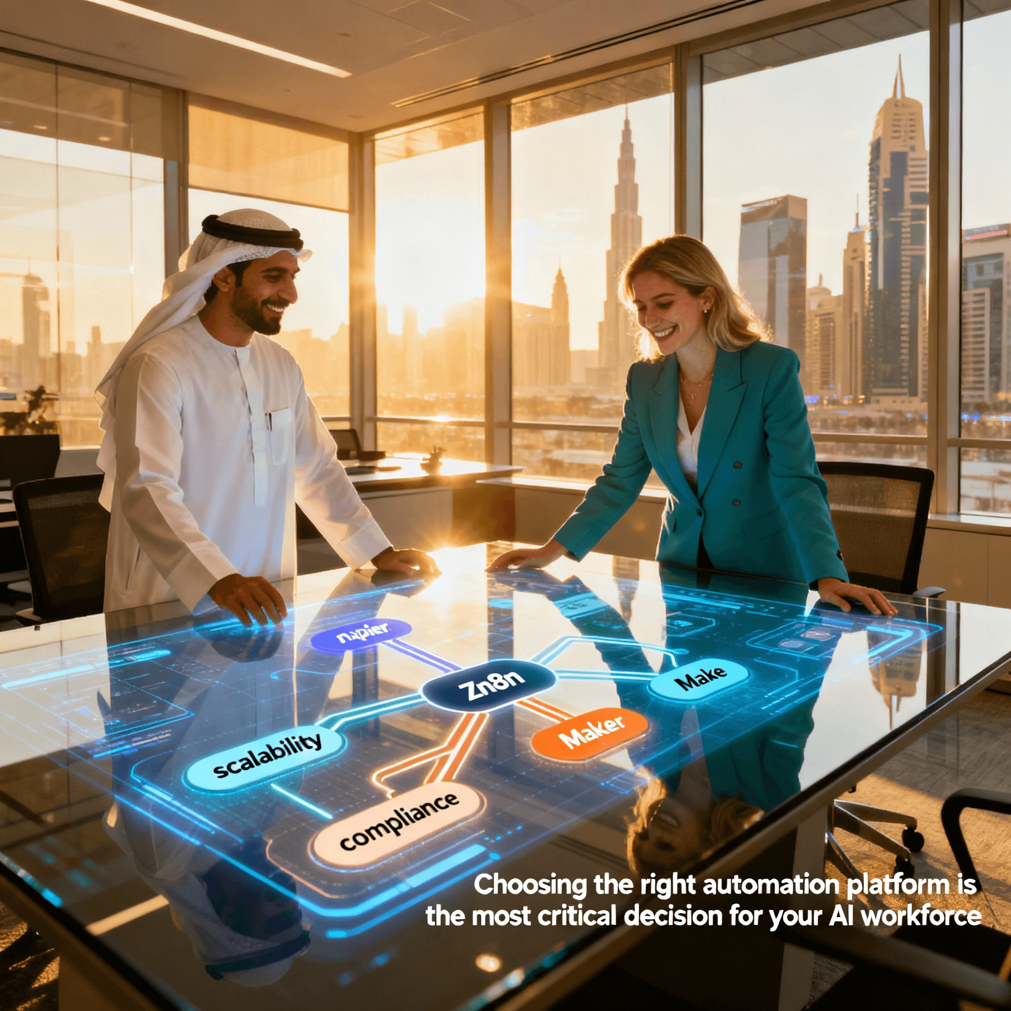 n8n vs. Zapier vs. Make: Which is Best for a UAE-Compliant AI Sales Agent in 2025?